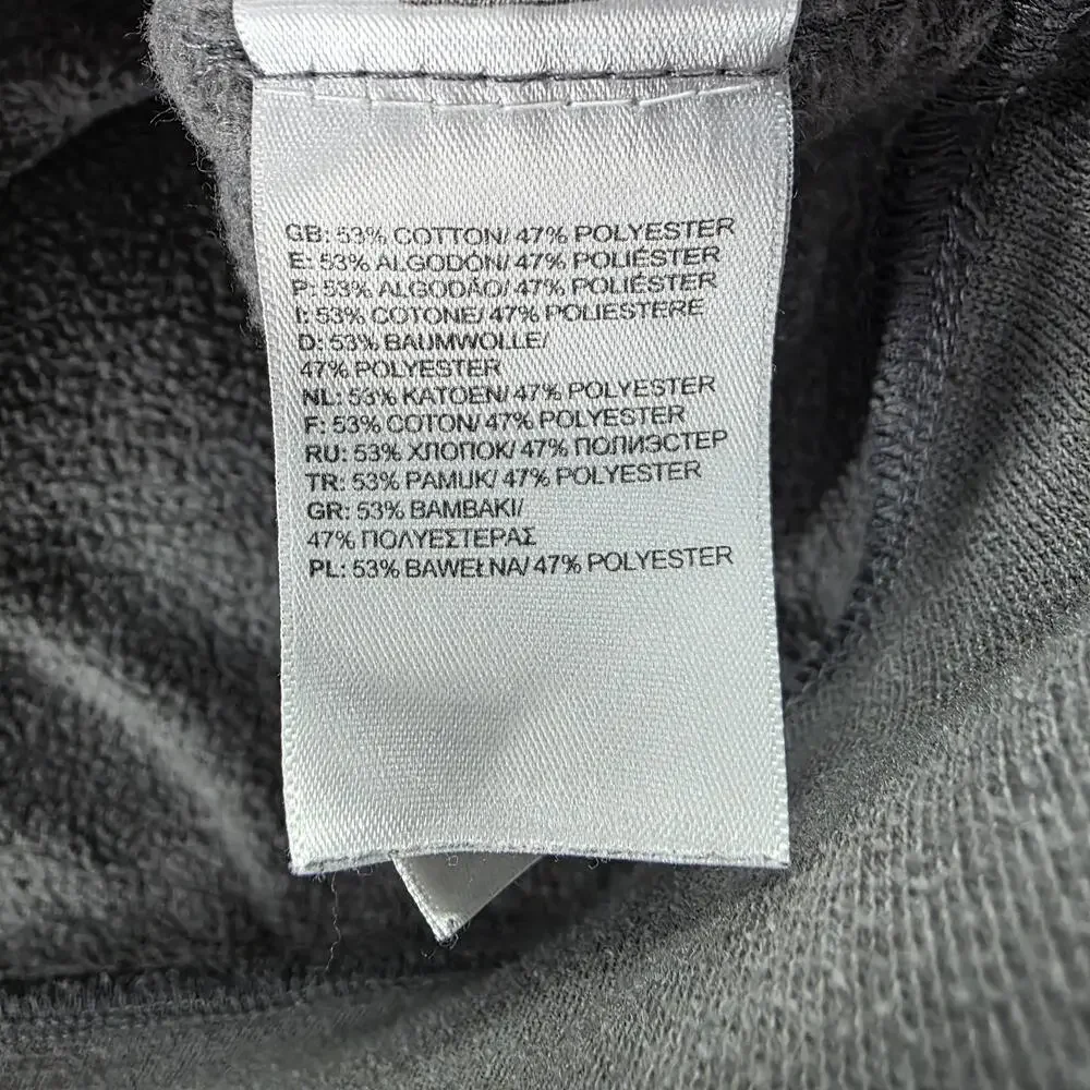 The North Face Hoodie Mens Small Gray Half Dome Pullover Sweatshirt Fleece Logo